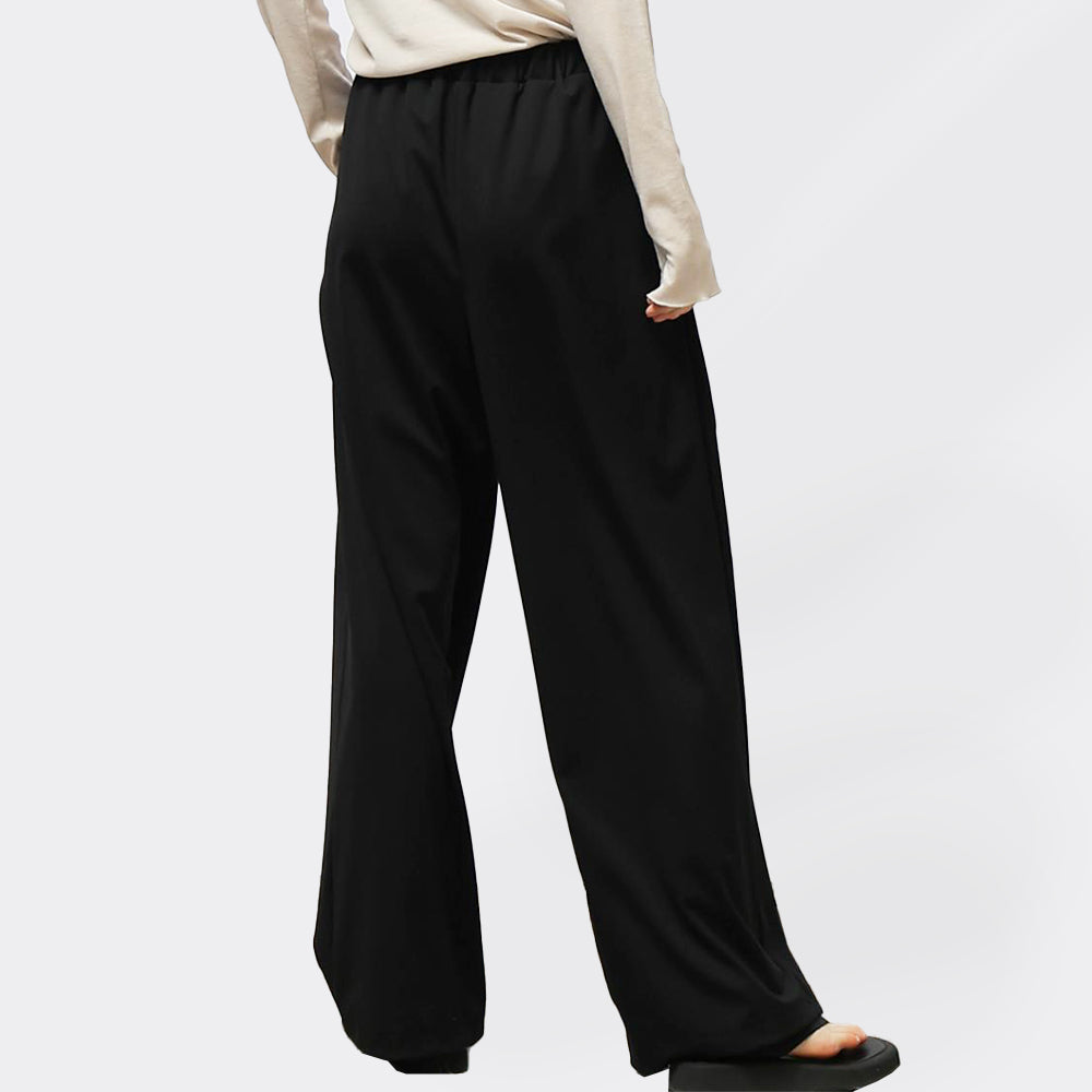 JERSEY WIDE-LEG PANTS