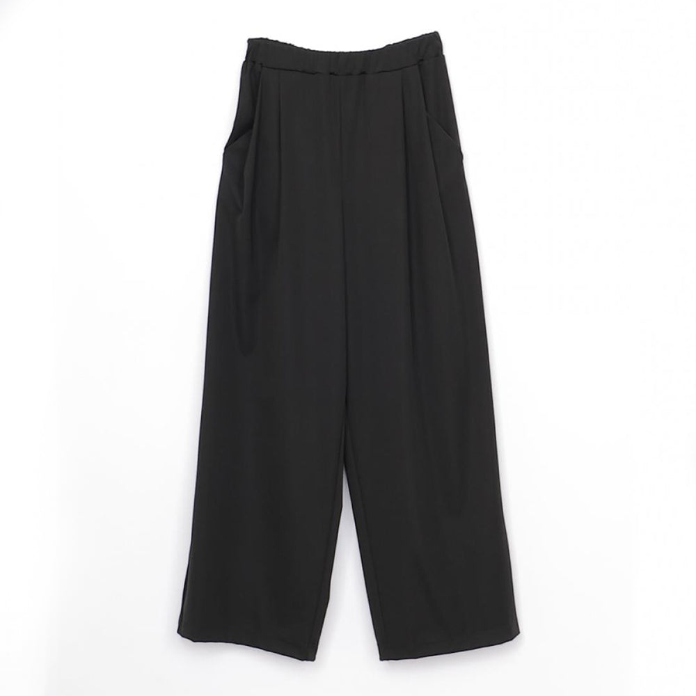 JERSEY WIDE-LEG PANTS
