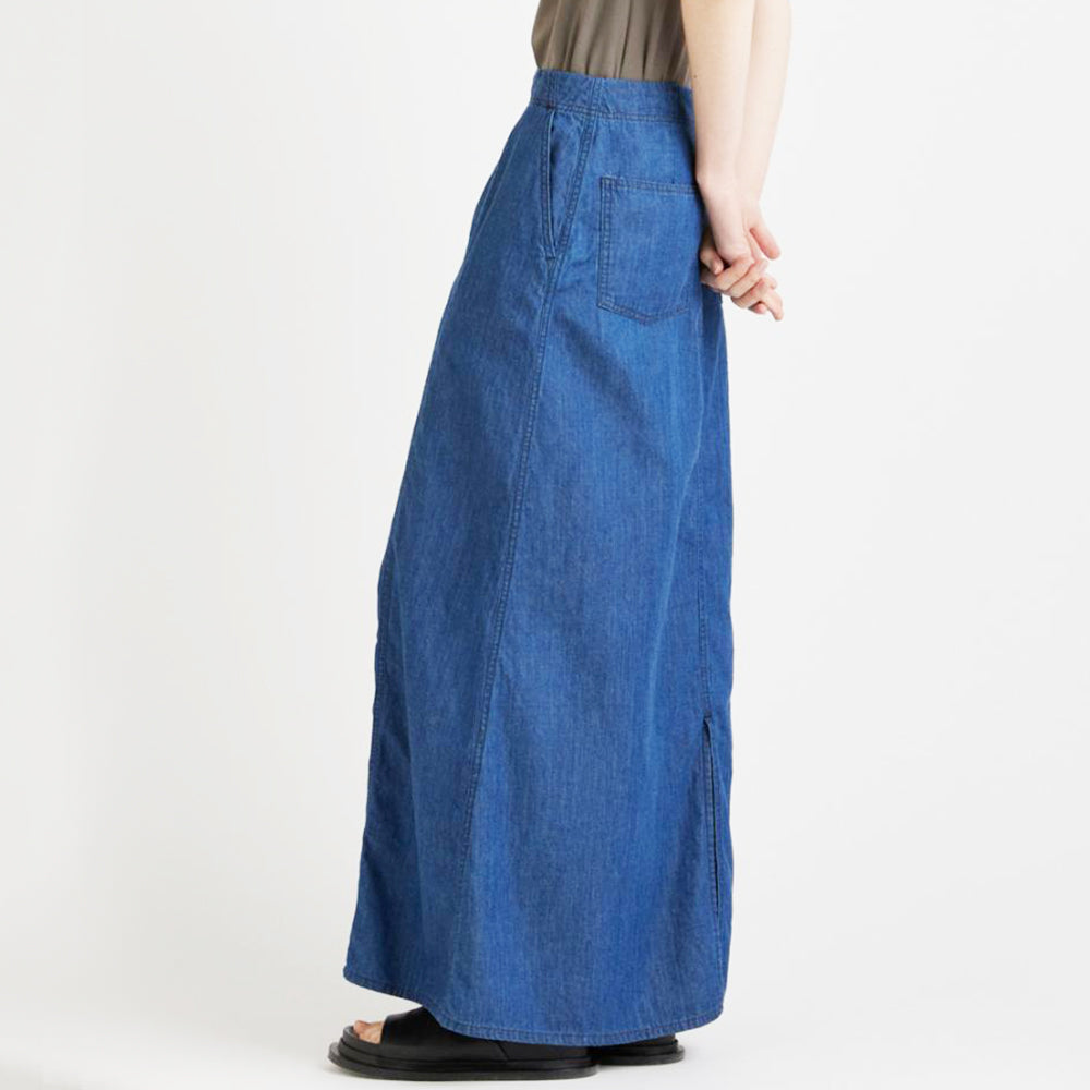 6OZ DENIM LONG SKIRT