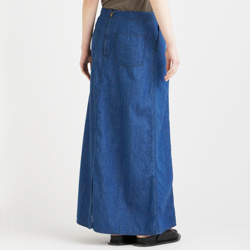 6OZ DENIM LONG SKIRT