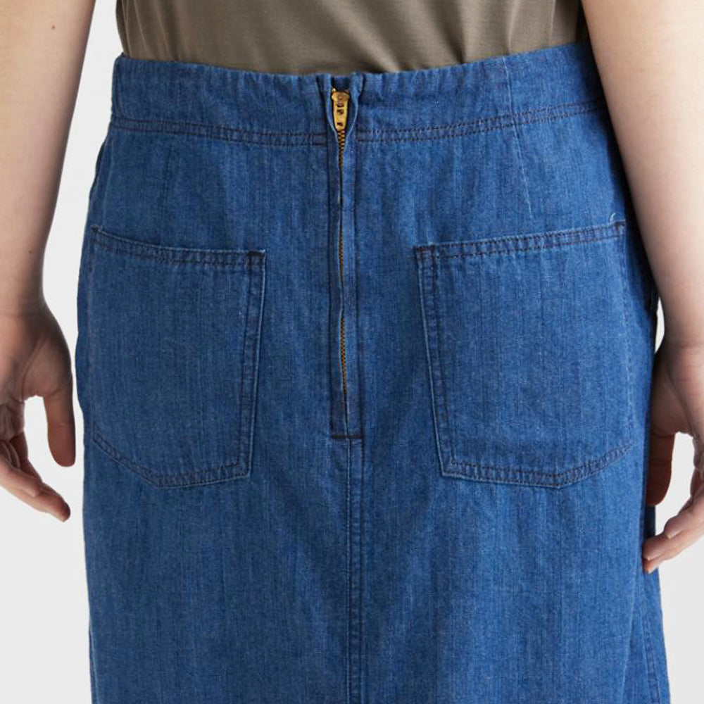 6OZ DENIM LONG SKIRT