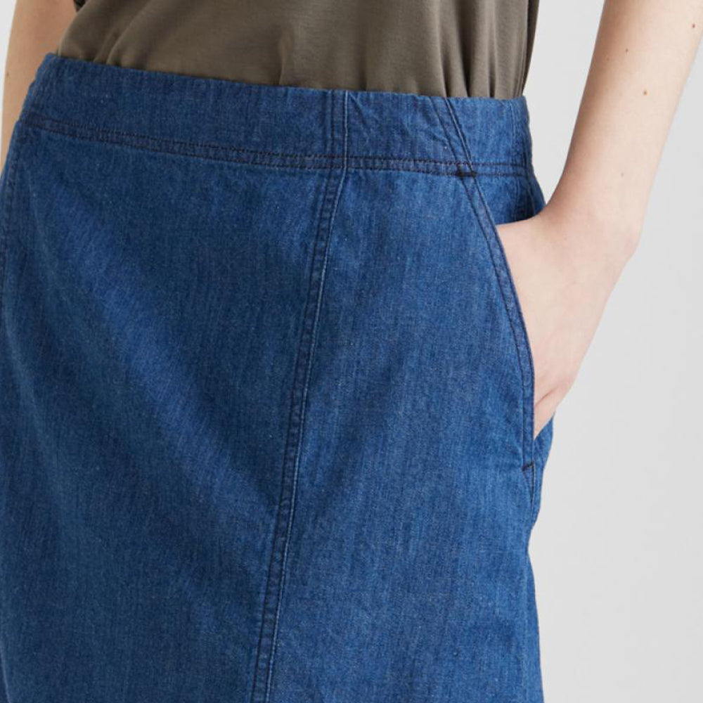 6OZ DENIM LONG SKIRT