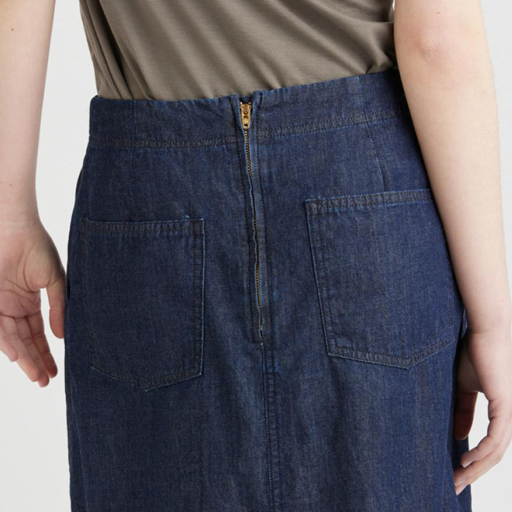 6OZ DENIM LONG SKIRT