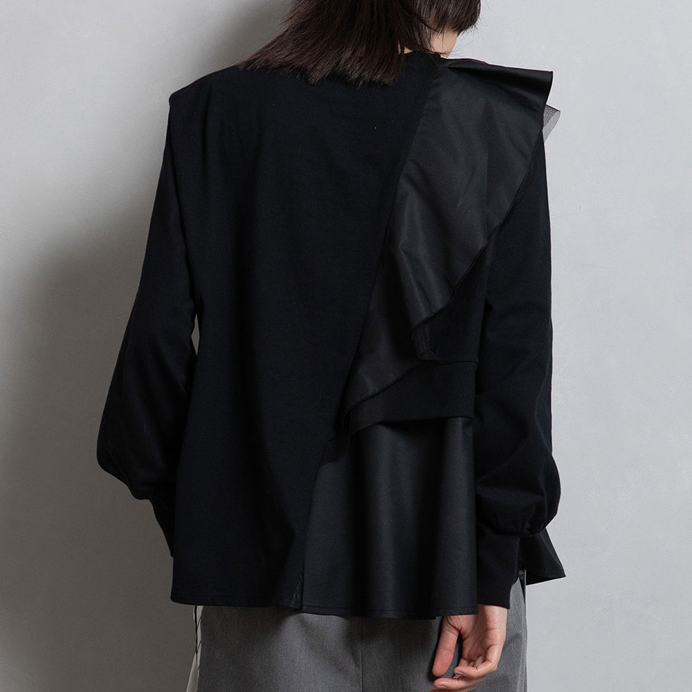 Ruffle Design Pullover