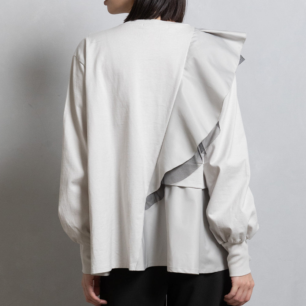 Ruffle Design Pullover