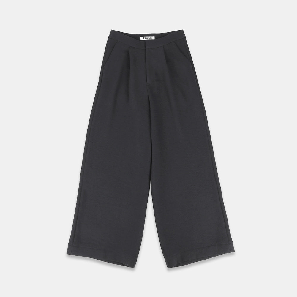 Wide pants in antique georgette