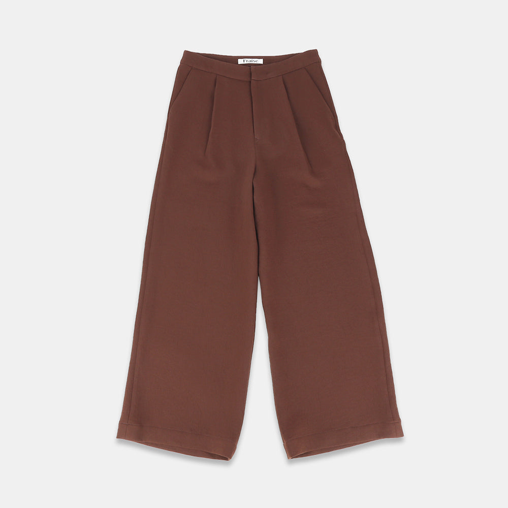 Wide pants in antique georgette