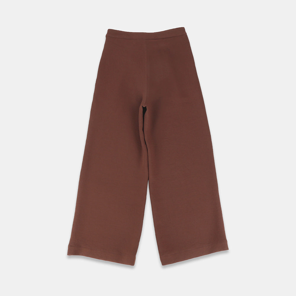 Wide pants in antique georgette