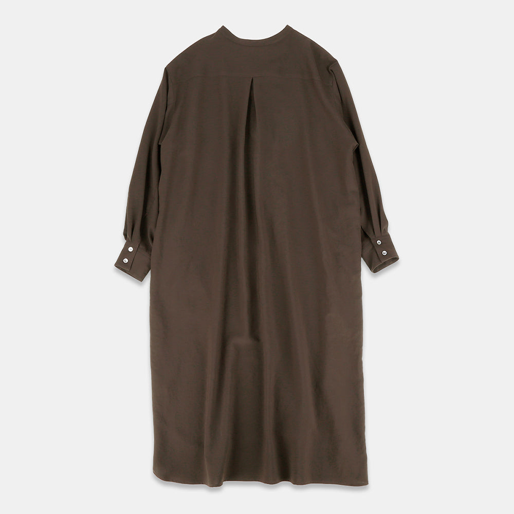 Shirt dress in dry twill washer