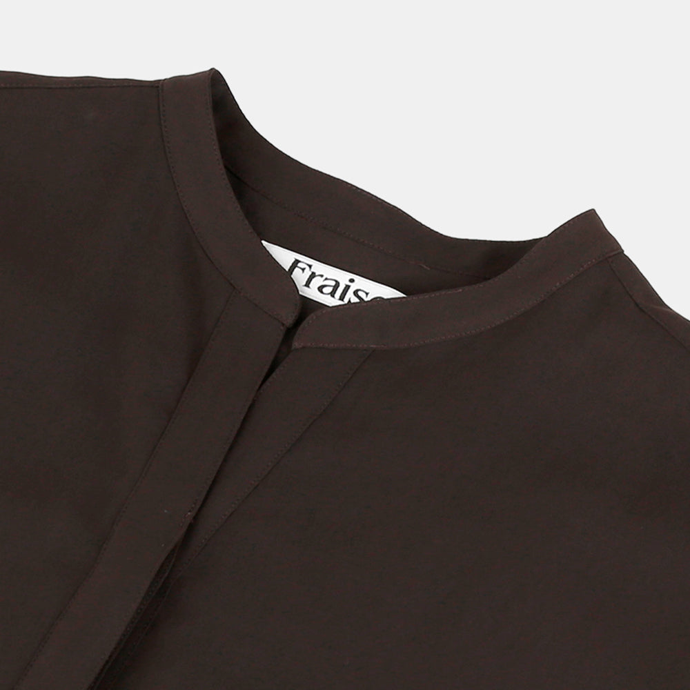 Shirt dress in dry twill washer