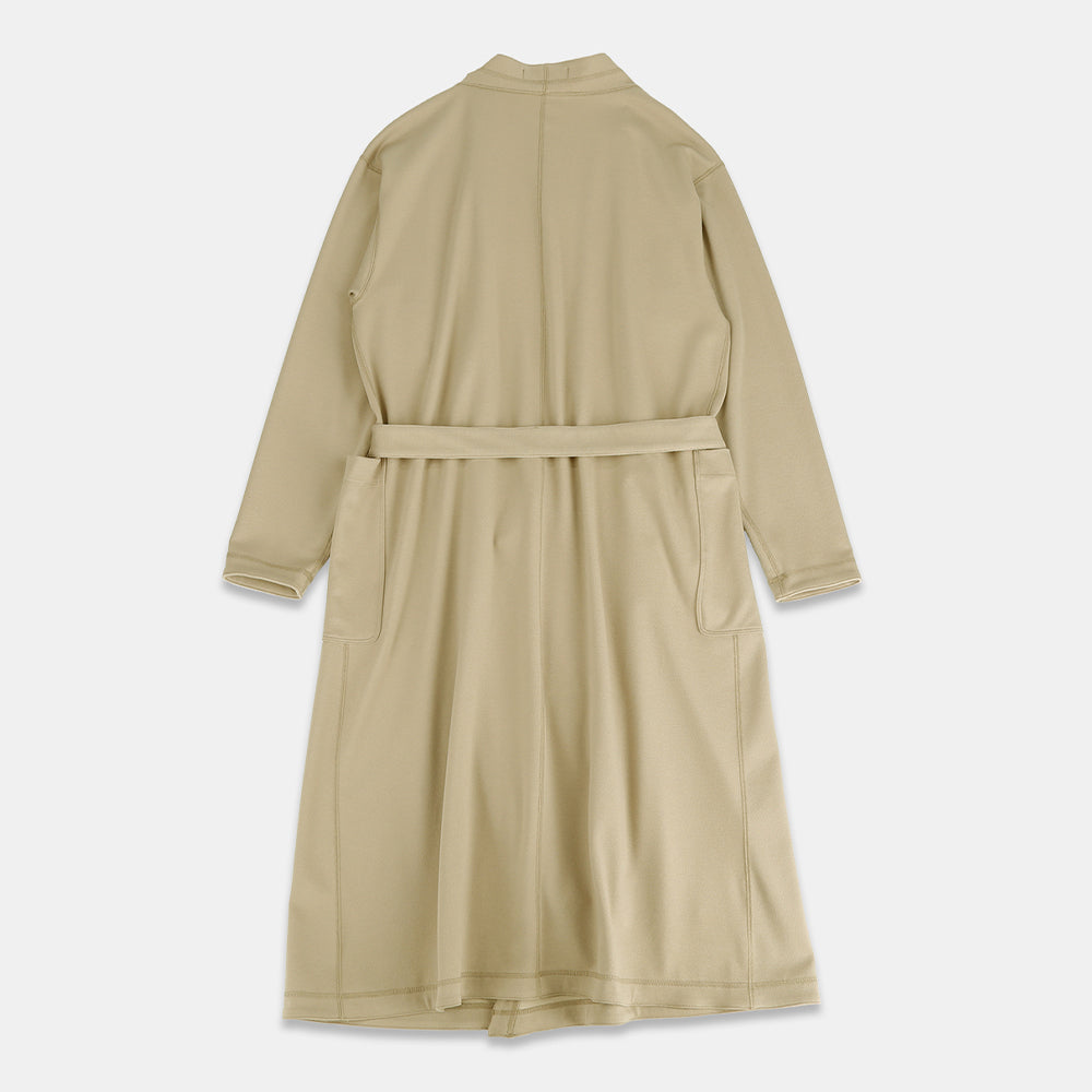 Gown coat stretch twill