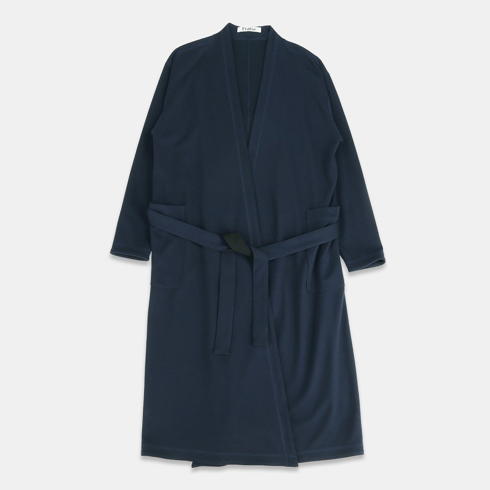Gown coat stretch twill