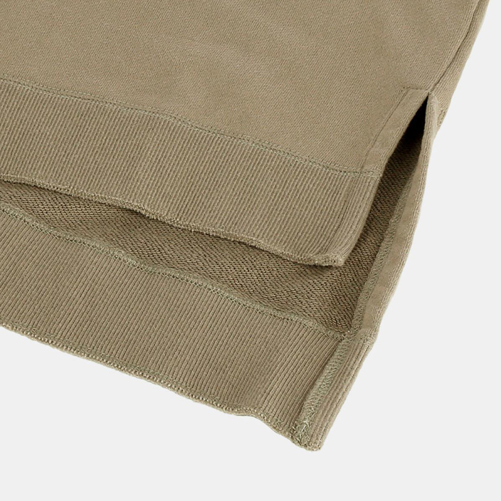 Diagonal cut sweatshirt DERABE SHAVE fleece