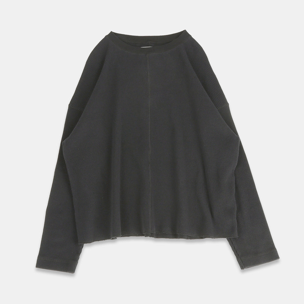 Center-switched pullover, super stretch bear waffle