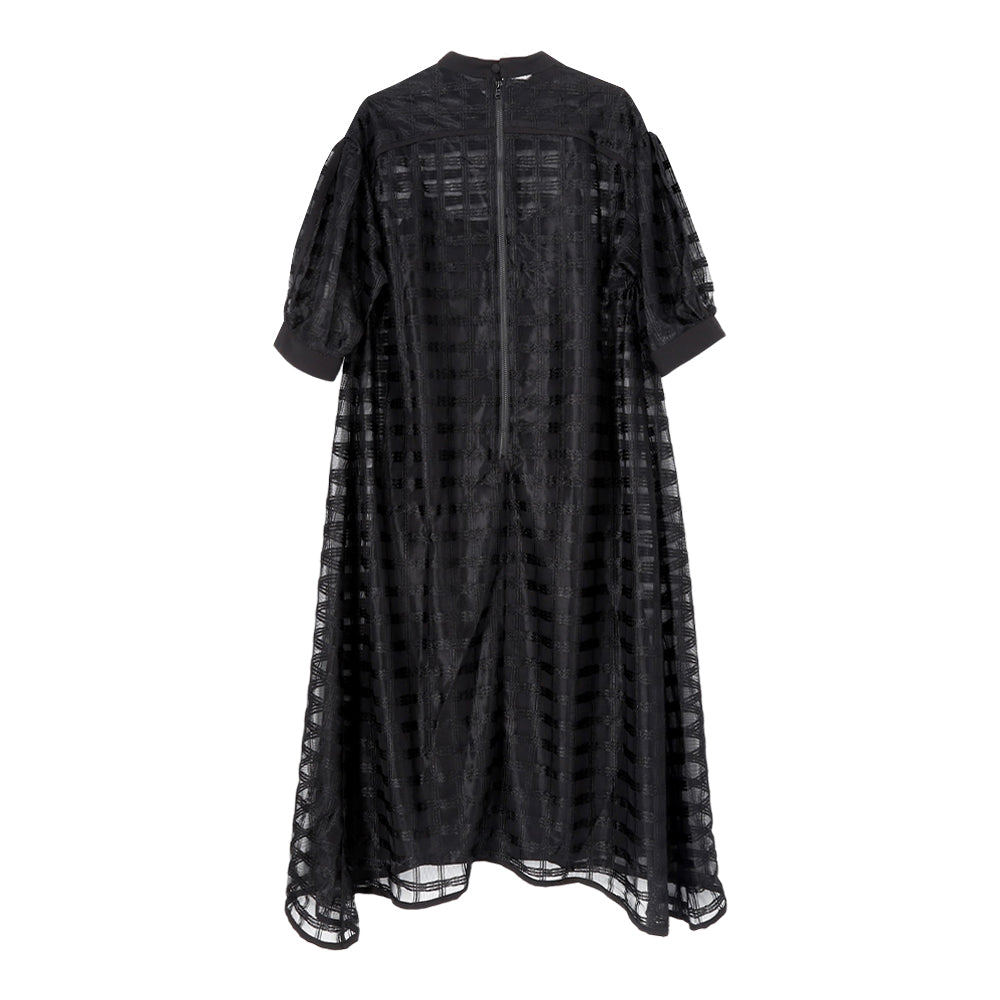 STY02 / ラッセルレース チェックワンピース
