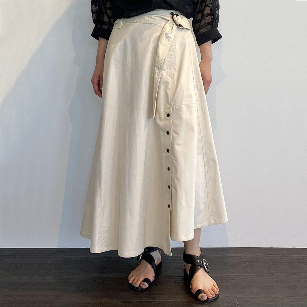 STY09 / リングベルト アシンメトリースカート