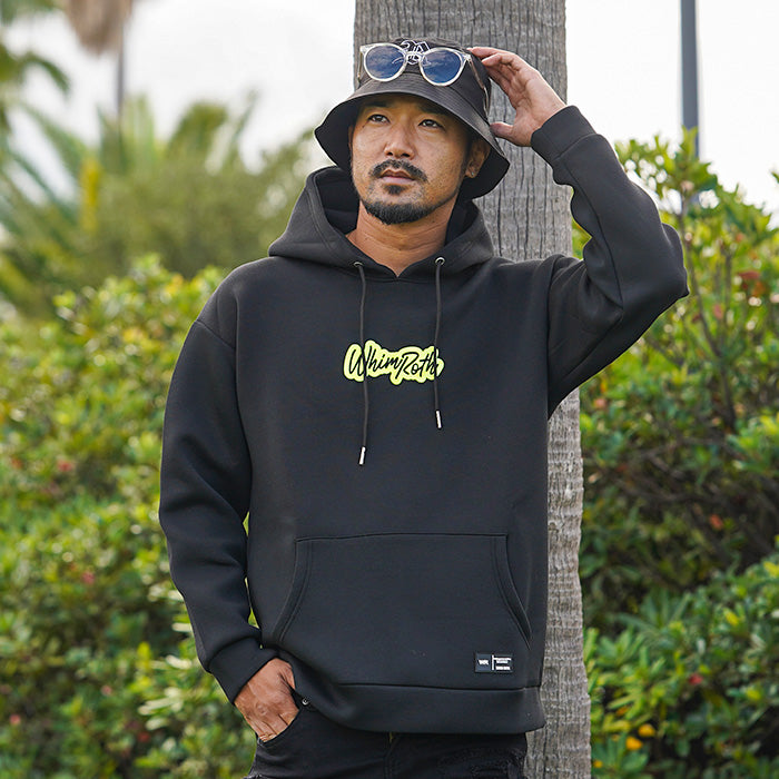 Áo hoodie W/R neon OP