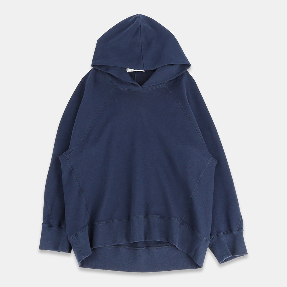 Pullover hoodie with central fleece