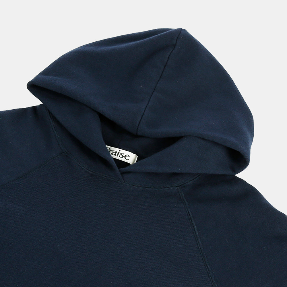 Pullover hoodie with central fleece